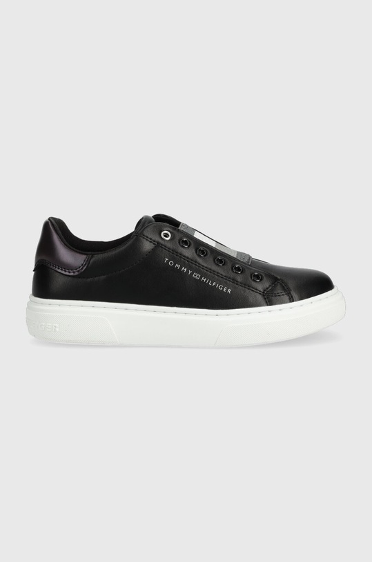 Tommy Hilfiger sneakersy dziecięce imitacja skóry licowej czarny T3A9.32963.30.34