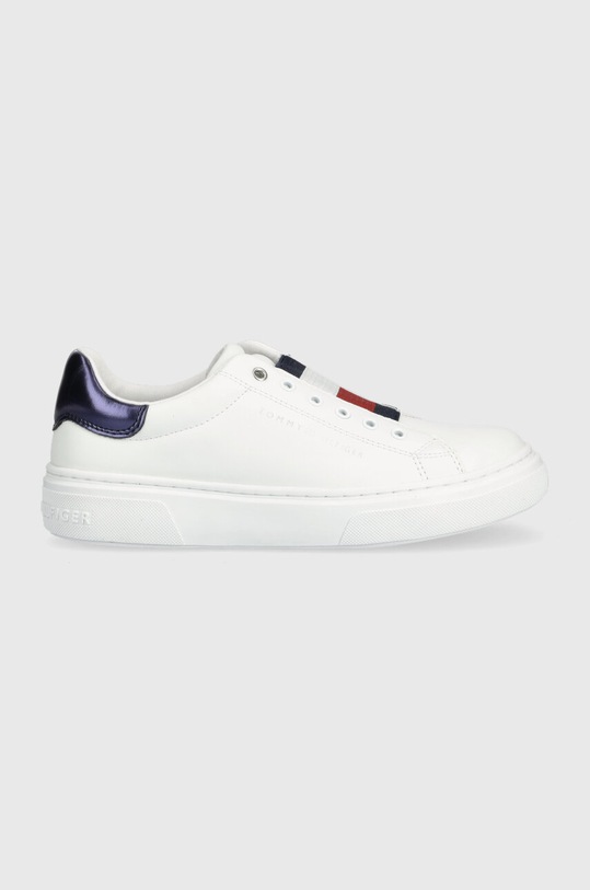 Tommy Hilfiger sneakersy dziecięce imitacja skóry licowej biały T3A9.32963.35.40