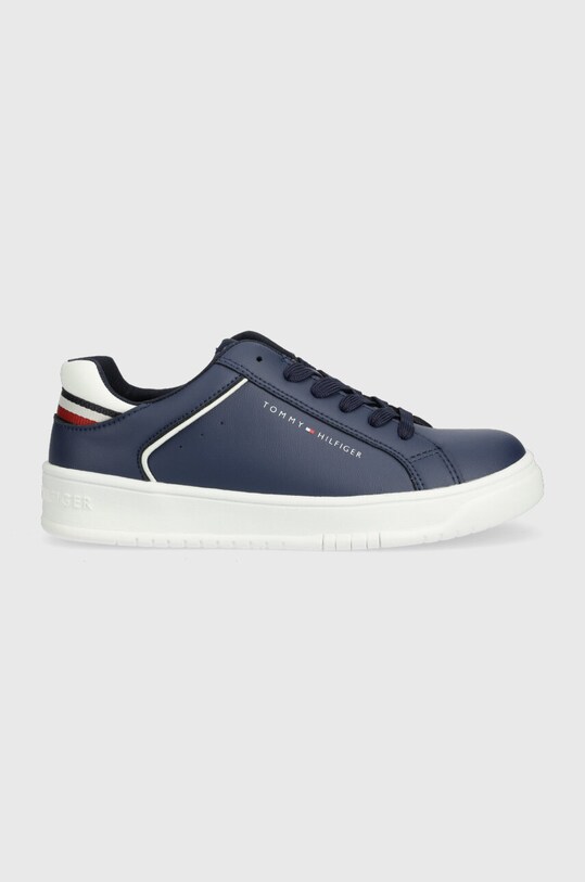 Детские кроссовки Tommy Hilfiger имитация натуральной кожи тёмно-синий T3X9.33112