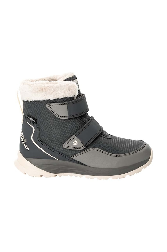 Jack Wolfskin buty zimowe dziecięce POLAR WOLF TEXAPORE MID VC ocieplane szary 4036174