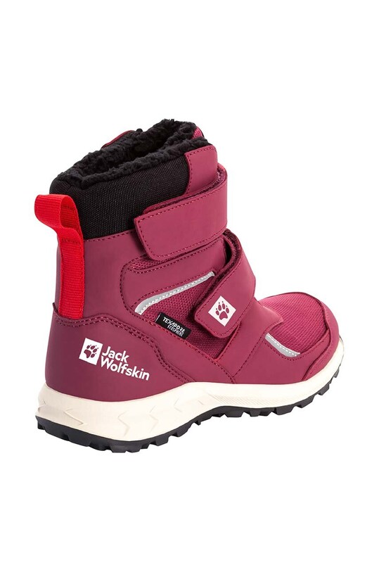 Jack Wolfskin cizme de iarna pentru copii WOODLAND WT TEXAPORE HIGH VC burgundia 4054001