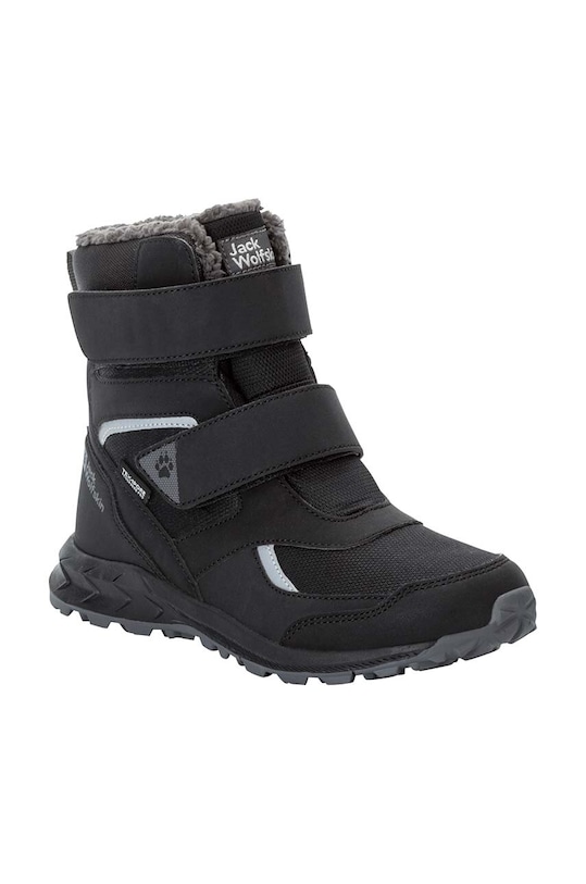 Jack Wolfskin buty zimowe dziecięce WOODLAND WT TEXAPORE HIGH VC ocieplane czarny 4054001