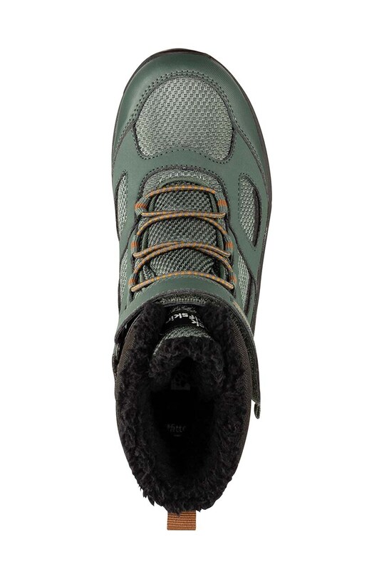 Jack Wolfskin buty zimowe dziecięce VOJO WT TEXAPORE HIGH 4054011 zielony