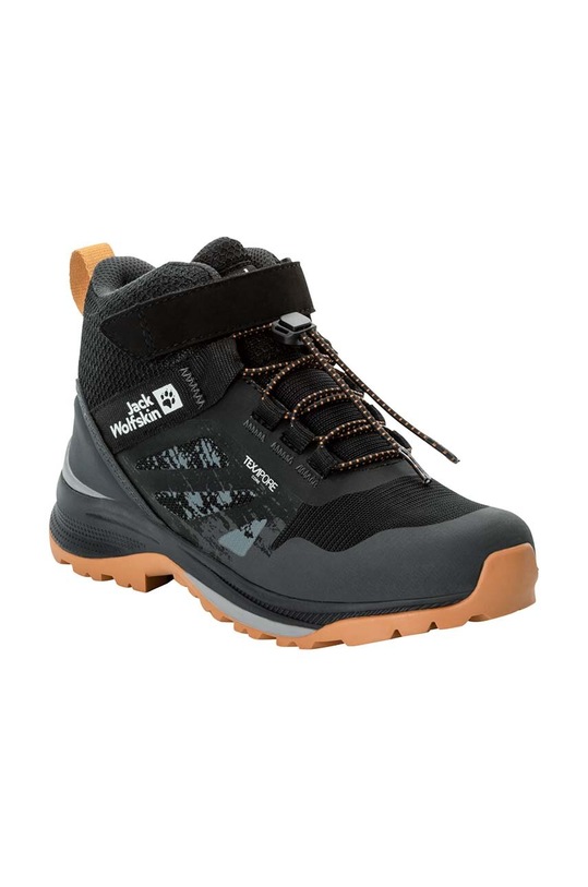 Chlapec Detské zimné topánky Jack Wolfskin VILLI HIER TEXAPORE MID 4056821 čierna