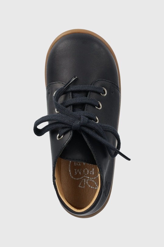 Pom D'api półbuty skórzane dziecięce STAND-UP BOTTINE granatowy P1ACBN0401.19.23