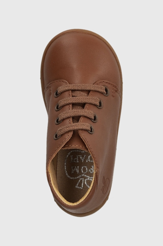 Pom D'api incaltaminte din piele pentru copii STAND-UP BOTTINE maro P1ACBN0402.19.23