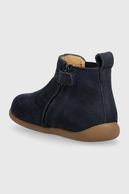 Хлопчик Дитячі замшеві туфлі Pom D'api P1ADBG0401.19.23 темно-синій