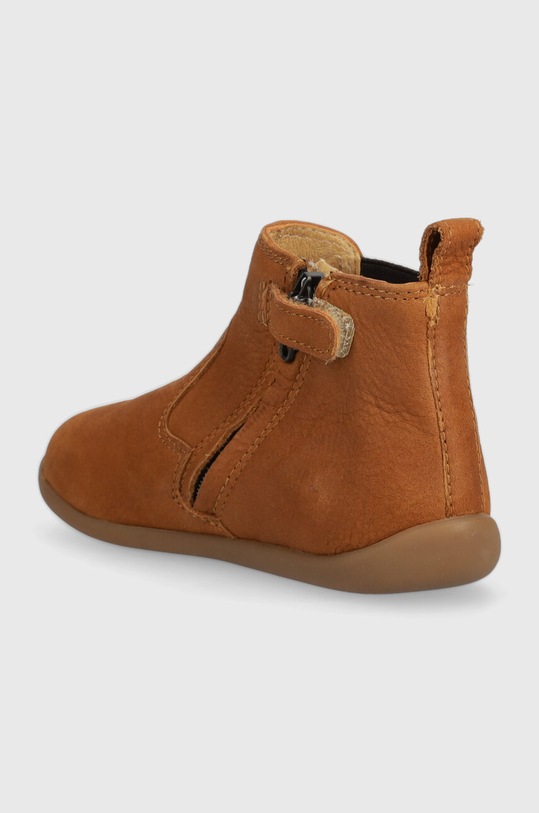 Хлопчик Дитячі замшеві туфлі Pom D'api P1ADBG0402.24.25 коричневий