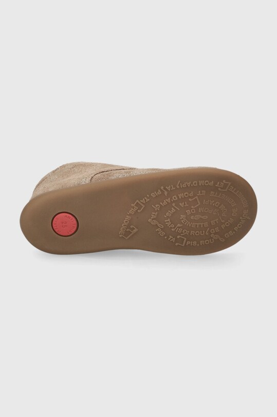Pom D'api pantofi din piele intoarsa pentru copii P1AGAZ0405.24.25 bej