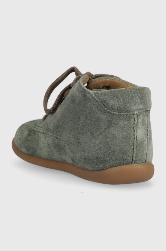 Chlapec Detské semišové poltopánky Pom D'api P1AGDO0403.24.25 zelená
