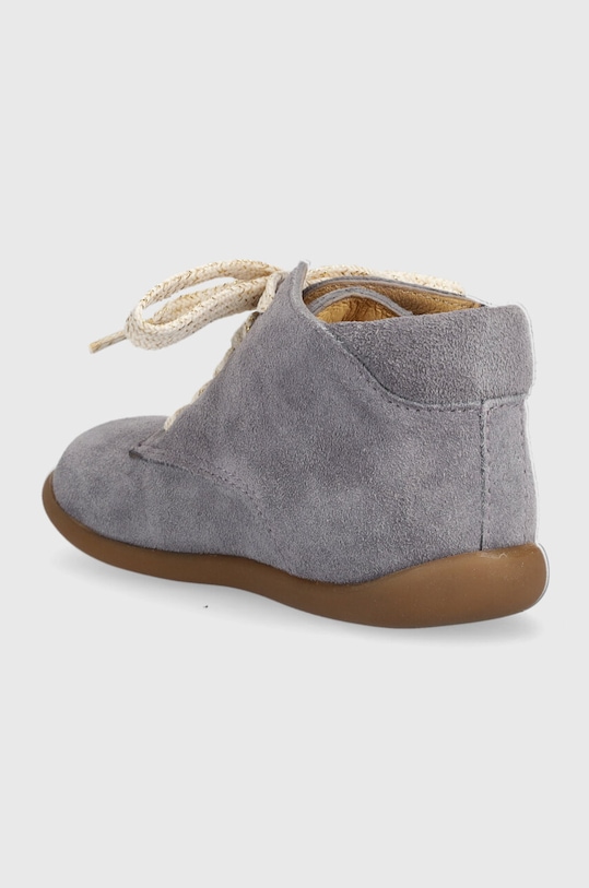 Хлопчик Дитячі замшеві туфлі Pom D'api STAND-UP DERBY P1AGDO0404.24.25 фіолетовий