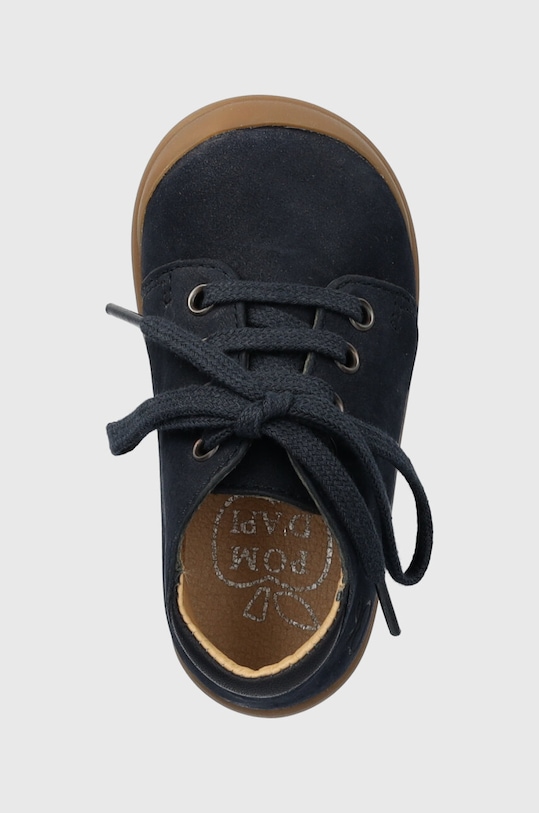 Pom D'api półbuty zamszowe dziecięce FLEX-UP BOTTINE granatowy P1BABH0402.19.23
