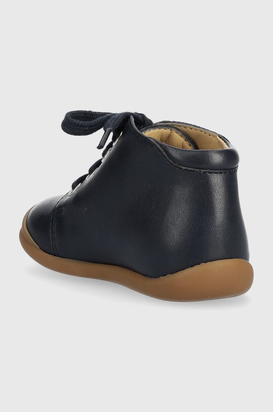 Chlapec Detské kožené poltopánky Pom D'api FLEX-UP BOTTINE VEG P1BCAB04R1.19.23 tmavomodrá
