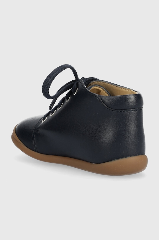 CHLAPEC Dětské kožené polobotky Pom D'api FLEX-UP BOTTINE VEG P1BCAB04R1.24.25 námořnická modř