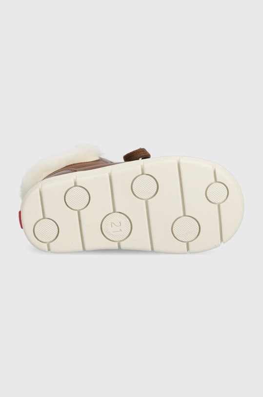 Pom D'api ghete de iarna pentru copii din piele START TOP FUR P1CCAP04R1.21.23 maro