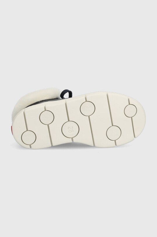 Pom D'api ghete de iarna pentru copii din piele START TOP FUR P1CCAP04R2.28.30 bleumarin