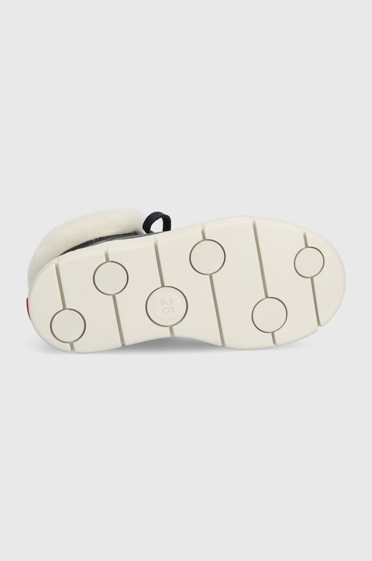 Pom D'api ghete de iarna pentru copii din piele START TOP FUR P1CCAP04R2.28.30 bleumarin