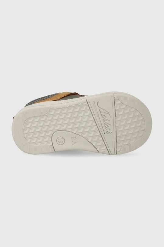 Pom D'api incaltaminte din piele pentru copii MOUSSE ZIP TREK P1PDBY0401.19.23 verde