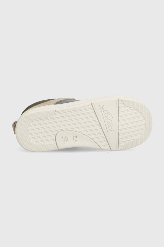 Детские кожаные полуботинки Pom D'api MOUSSE ZIP TREK P1PDFB0403.24.27 тёмно-синий