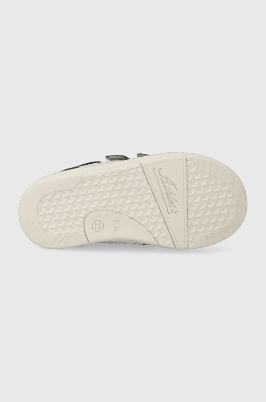 Pom D'api sneakersy skórzane dziecięce MOUSSE EASY PERFO P1PGAM0409.19.23 granatowy