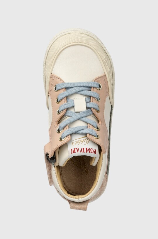 Δερμάτινα παιδικά κλειστά παπούτσια Pom D'api MOUSSE BUMP πολύχρωμο P1PIBW0401.19.23