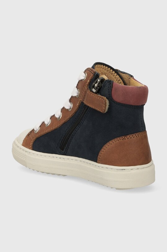 Κοριτσίστικα Παιδικά πάνινα παπούτσια Pom D'api SWAG ZIP LACE P1QBCJ0401.24.27 σκούρο μπλε