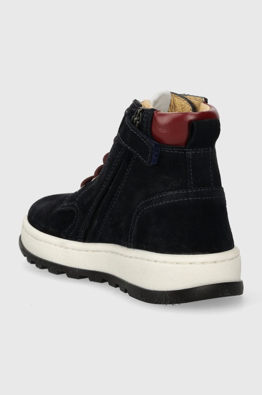 Băieți Pom D'api pantofi din piele intoarsa pentru copii FLOW BOOTS P1QPEP0402.28.30 bleumarin