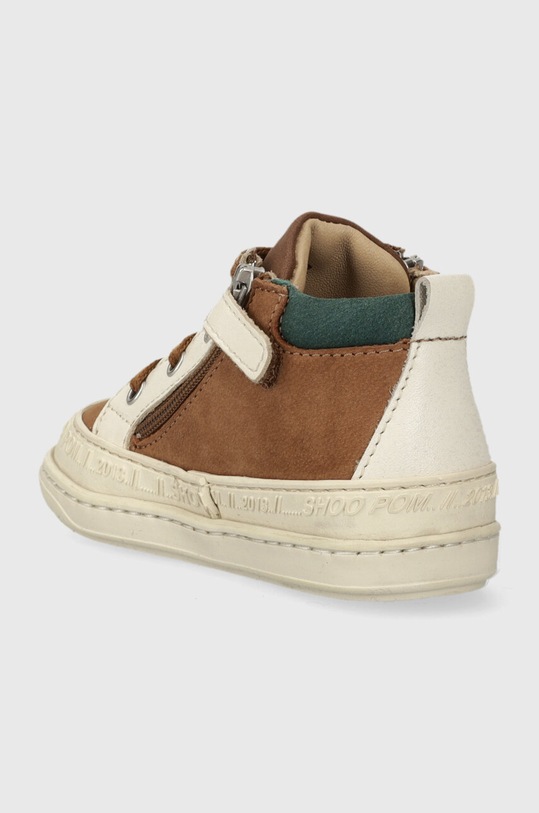 Dječaci Dječje kožne polucipele Shoo Pom P4ANEE0401.22.25 smeđa