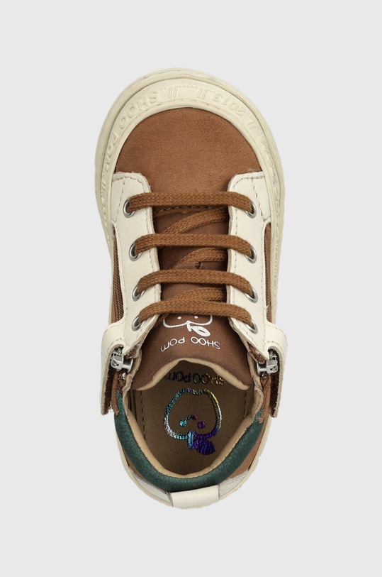 Dječje kožne polucipele Shoo Pom smeđa P4ANEE0401.22.25