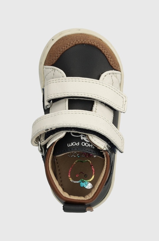 Παιδικά δερμάτινα αθλητικά παπούτσια Shoo Pom σκούρο μπλε P4AUCM0405.20.25