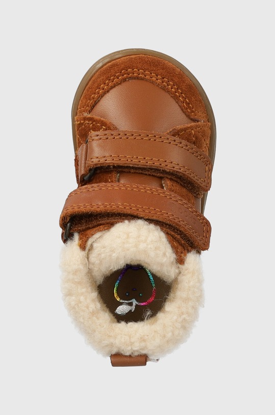 Shoo Pom półbuty skórzane dziecięce brązowy P4AXCI0401