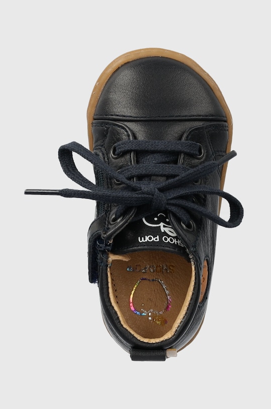 Δερμάτινα παιδικά κλειστά παπούτσια Shoo Pom μαύρο P4BJBC04R1