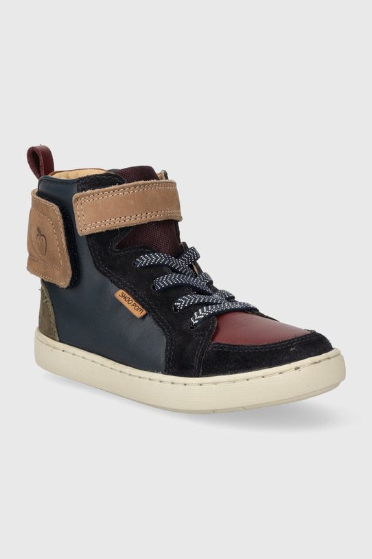 Shoo Pom incaltaminte din piele pentru copii P4KAAS0402.25.27 bleumarin AW23