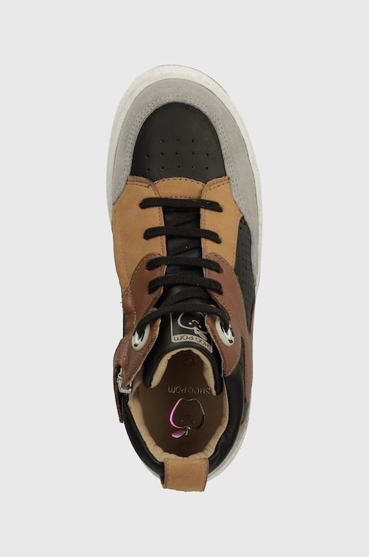 Shoo Pom sneakersy skórzane dziecięce brązowy P4LACJ0403.28.34