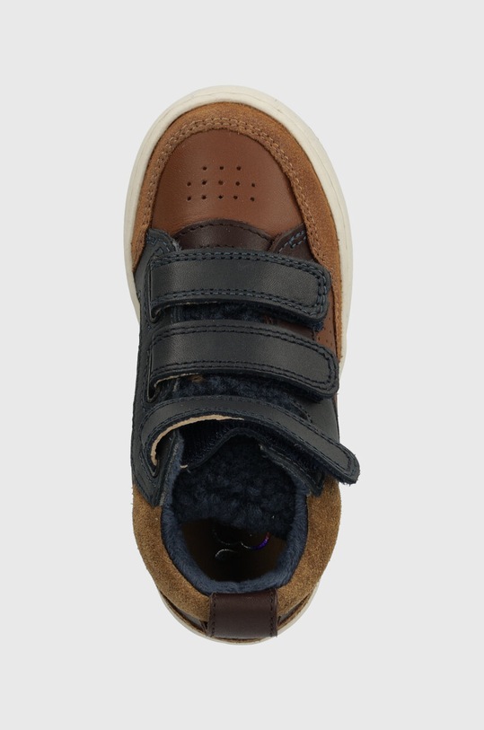 Παιδικά δερμάτινα sneakers Shoo Pom σκούρο μπλε P4LCCI0402.25.27
