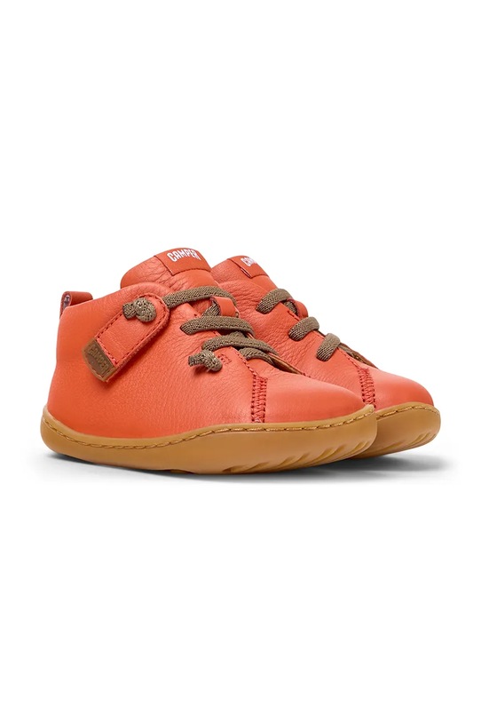 Camper gyerek félcipő bőrből 80153 narancssárga AW25