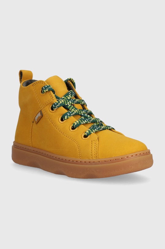 Δερμάτινα παιδικά κλειστά παπούτσια Camper Kiddo Kids K900189.28.34 κίτρινο AW23
