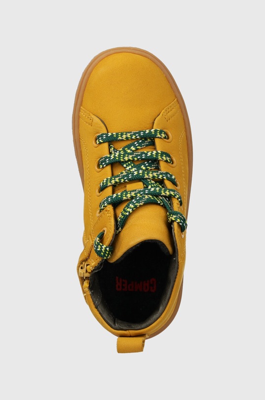 Detské kožené poltopánky Camper Kiddo Kids žltá K900189.28.34