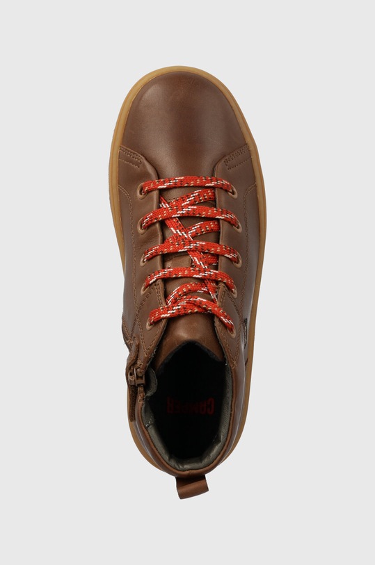 Camper gyerek félcipő bőrből Kiddo Kids barna K900189.30.34