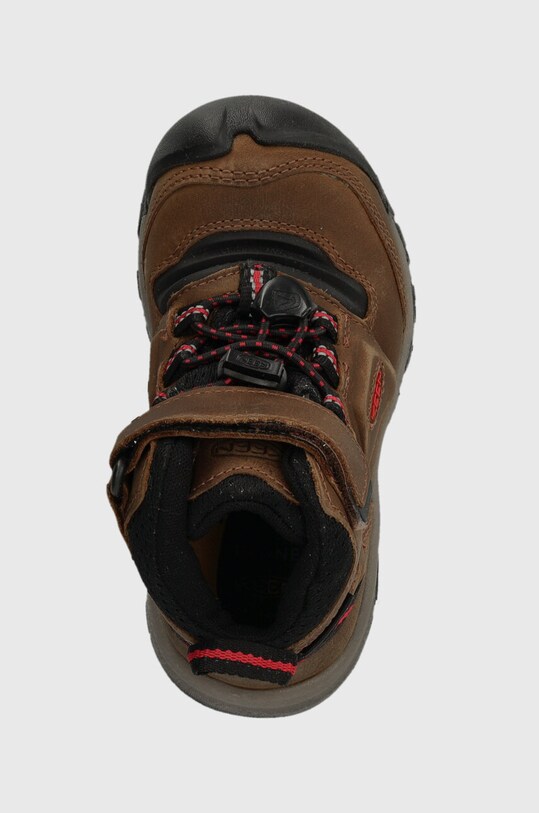 Детские замшевые зимние ботинки Keen коричневый 1025591