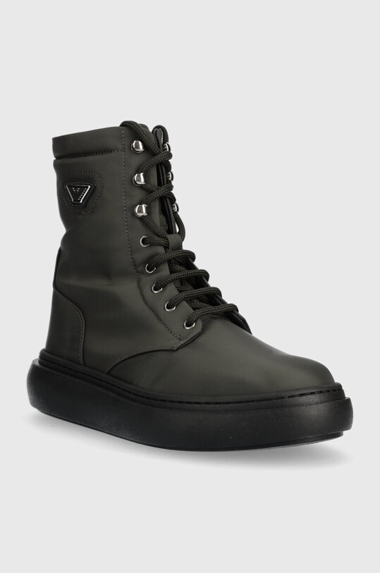Детские зимние сапоги Emporio Armani XYN010.XOT83 зелёный AW23