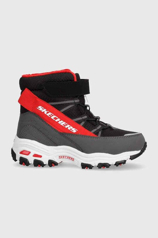 Skechers buty zimowe dziecięce D LITES syntetyczny szary 660092L