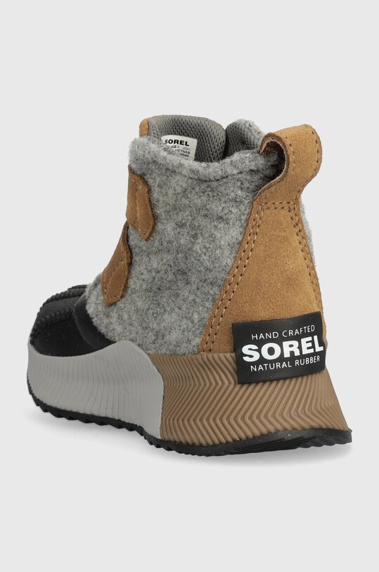 Chłopiec Sorel buty zimowe dziecięce CHILDRENS OUT N ABOUT™ CLASSIC WP 198513 beżowy