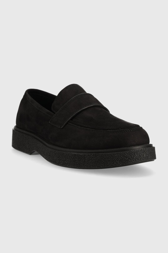 Calvin Klein mokasyny zamszowe LOAFER NB HM0HM01031 czarny AW23