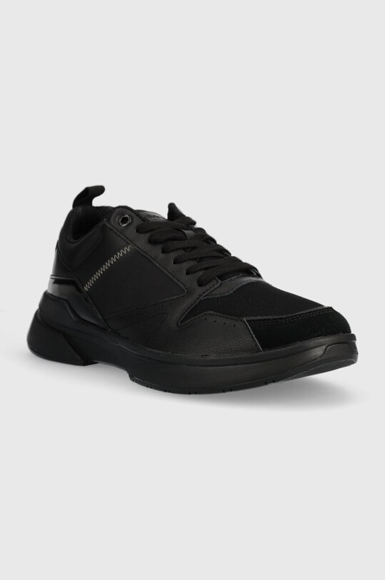 Tenisky Calvin Klein LOW TOP LACE UP MIX HM0HM01044 čierna AW23