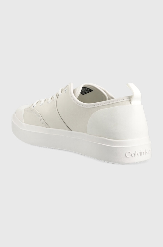 Obuwie Calvin Klein sneakersy skórzane LOW TOP LACE UP LTH HM0HM01045 biały