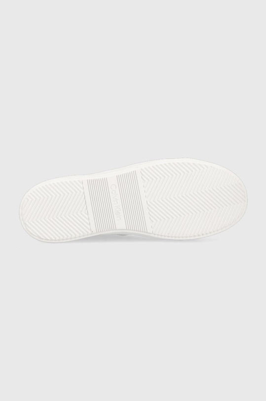 Calvin Klein sneakersy skórzane LOW TOP LACE UP LTH HM0HM01045 biały
