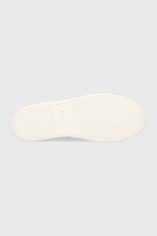 Tenisky Calvin Klein HIGH TOP LACE UP LTH HM0HM01057 biela