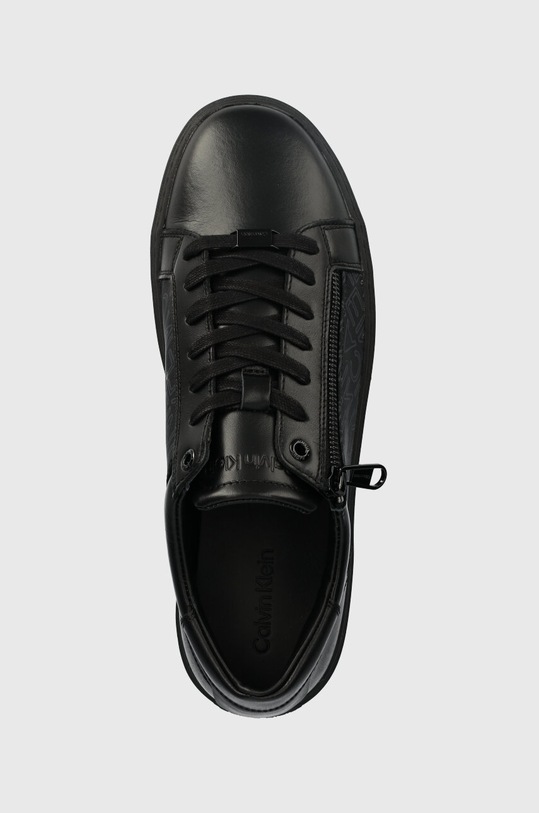 Calvin Klein sneakersy LOW TOP LACE UP W/ZI czarny HM0HM01059