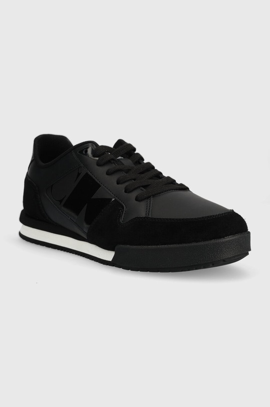 Calvin Klein Jeans sneakers in pelle LOW PROFILE RUNNER M YM0YM00695 nero AW23